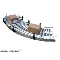 CONVOYEUR INOX ROULEAUX - TRINOX 30 COURBE