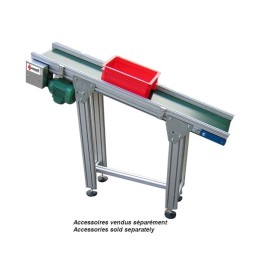 convoyeur aluminium a bande tba 40, tapis roulant
