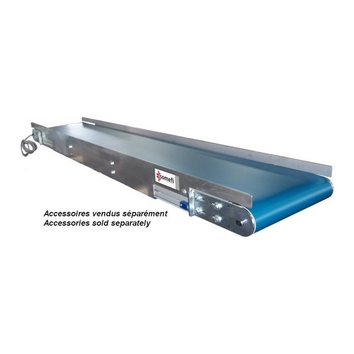 convoyeur aluminium a bande, TBA 80 tm, tapis roulant