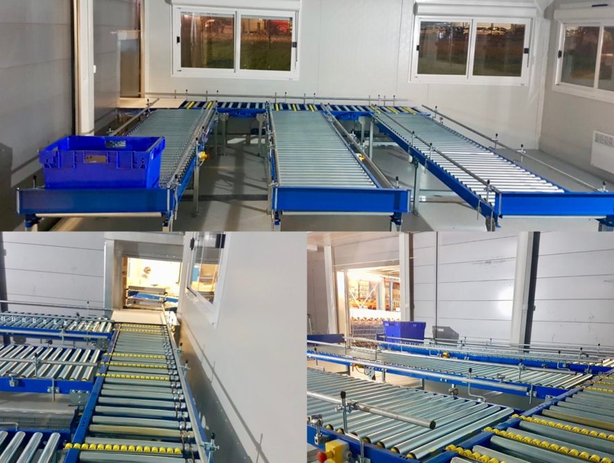 Préparation de commandes et gare de tri pour Leclerc Drive